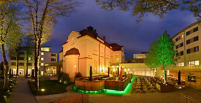Seminarhotels und Schlossgarten in Bayern – Natur direkt vor der Haustüre! Hotelgarten im Hotel Asam in Straubing