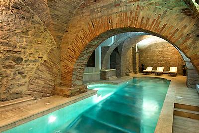 Seminarhotels und Wellnessbereich outdoor in Italien ist bedeutend und ein großes Thema im SINA Brufani Palace