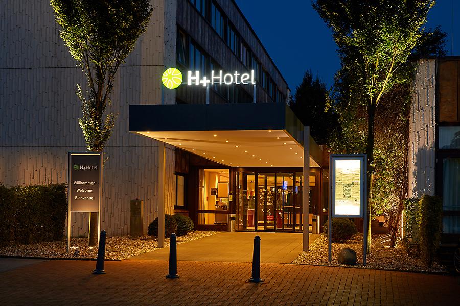 Ein Detail des Hotels H+ Bochum