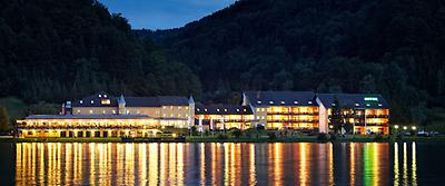 Seminarhotels und Biergarten in Oberösterreich – Natur direkt vor der Haustüre! Landgarten im Hotel Donauschlinge in Schlögen/Haibach