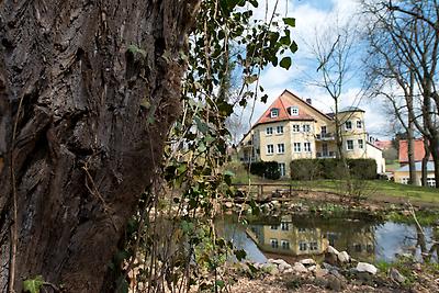 Seminarhotels und Schlossgarten in Sachsen – Natur direkt vor der Haustüre! Hotelgarten im  Hotel Villa Weltemühle Dresden in Dresden