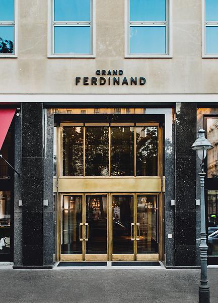 Ein Detail des Hotels Grand Ferdinand