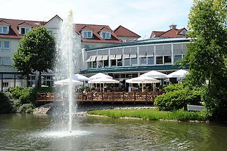 Seminarhotels und Terrassengarten in Nordrhein-Westfalen – Natur direkt vor der Haustüre! Palastgarten im COURT Hotel in Halle