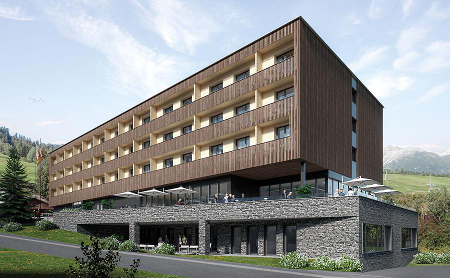Alpenhotel und JUFA Hotel Savognin in der Schweiz