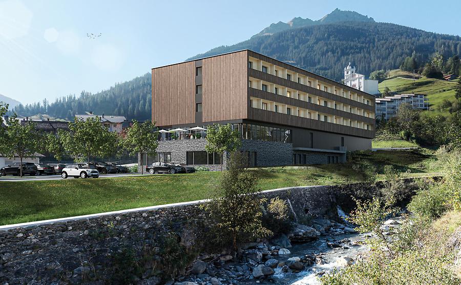 Liebesgarten und JUFA Hotel Savognin in der Schweiz